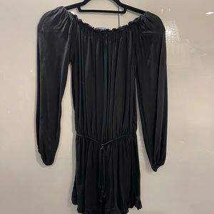 Brandy Melville off the shoulder black romper